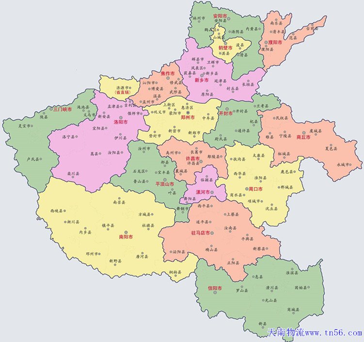 河南省地圖www.chliw.com